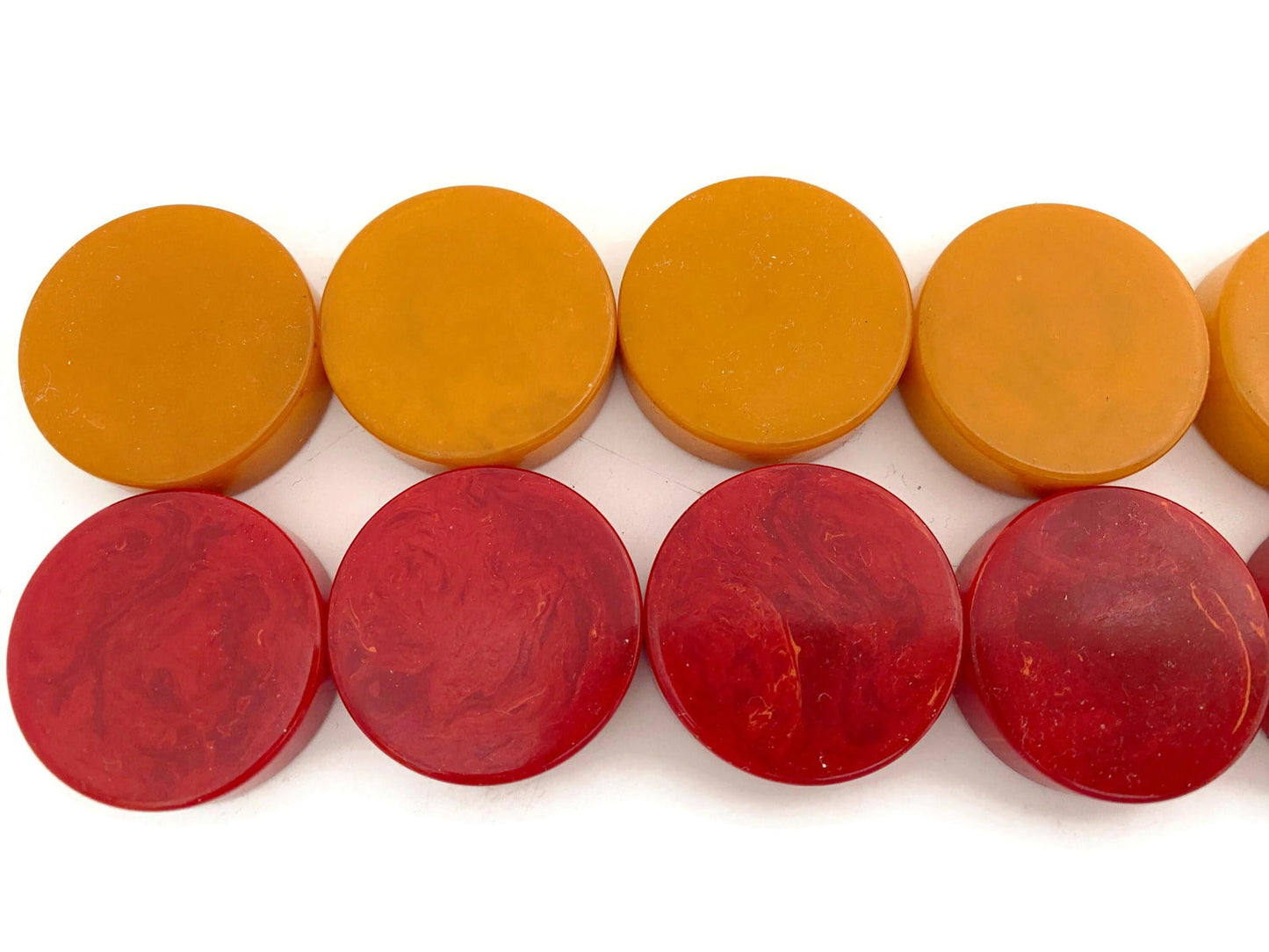 Vintage Bakelite Backgammon Pieces at Duckwells