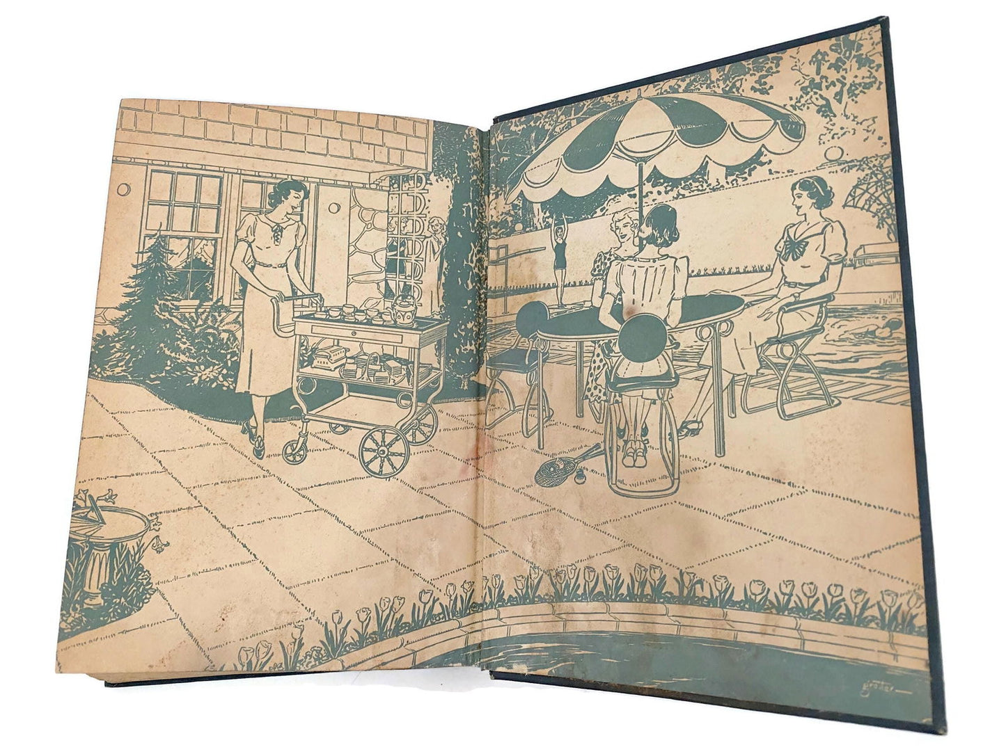 Vintage Book The Mode in Dress and Home 1930s at Duckwells