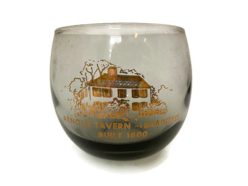 Vintage Braintree Massachusetts Roly Poly Glasses - Duckwells