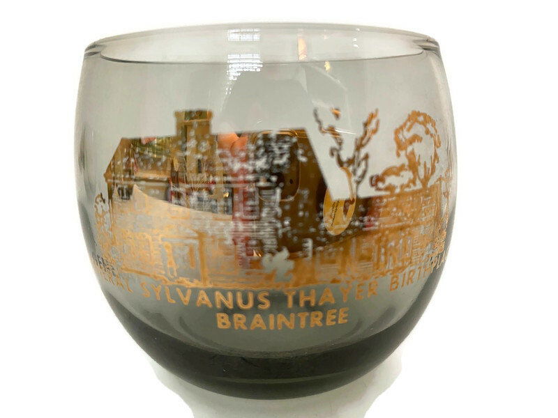 Vintage Braintree Massachusetts Roly Poly Glasses - Duckwells