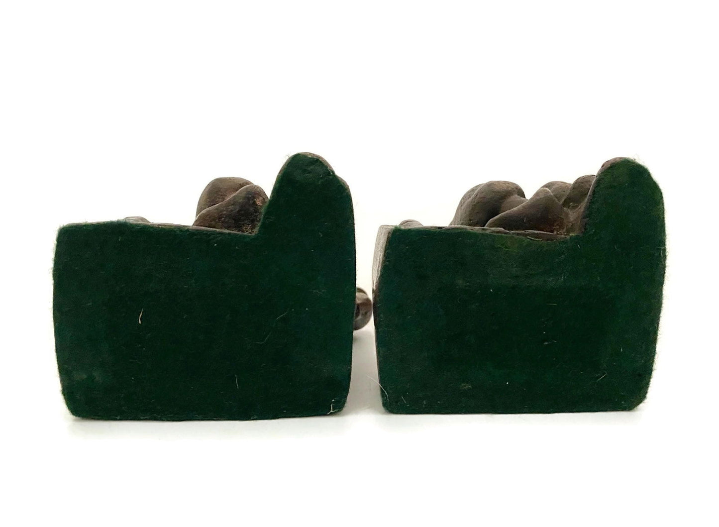 Vintage Cast Iron Pirate Bookends - Duckwells