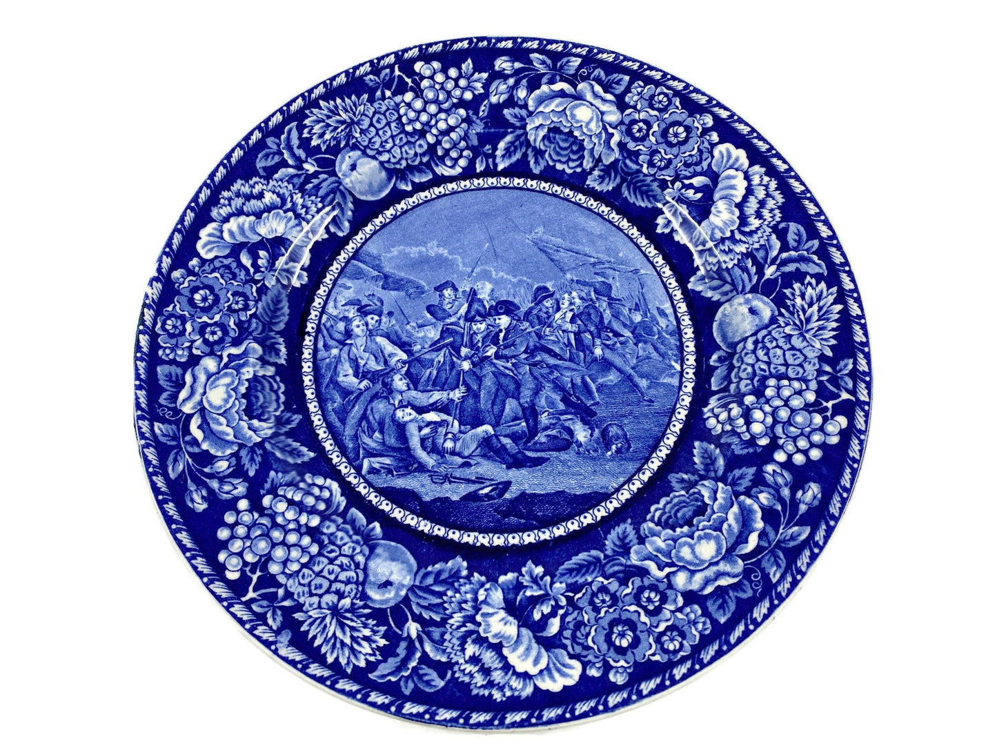Vintage Charlestown Massachusetts Staffordshire Plate - Duckwells