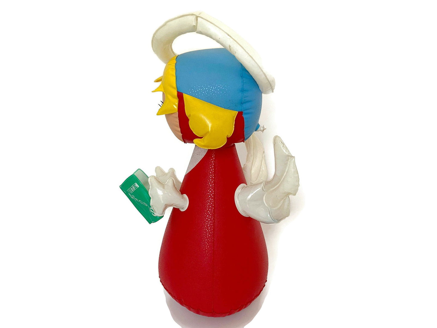 Vintage Christmas Angel Caroler Inflatable Made in Taiwan at Duckwells