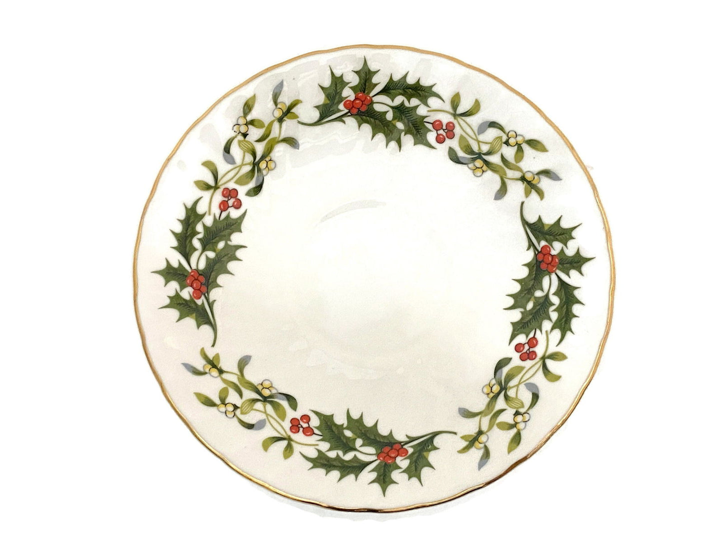 Vintage Christmas Cup and Saucer - Duckwells