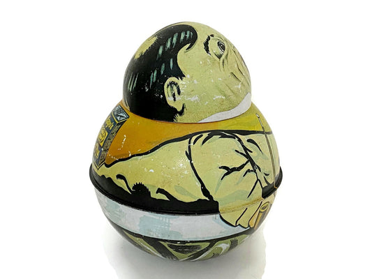 Vintage Cowboy Roly Poly Tin at Duckwells