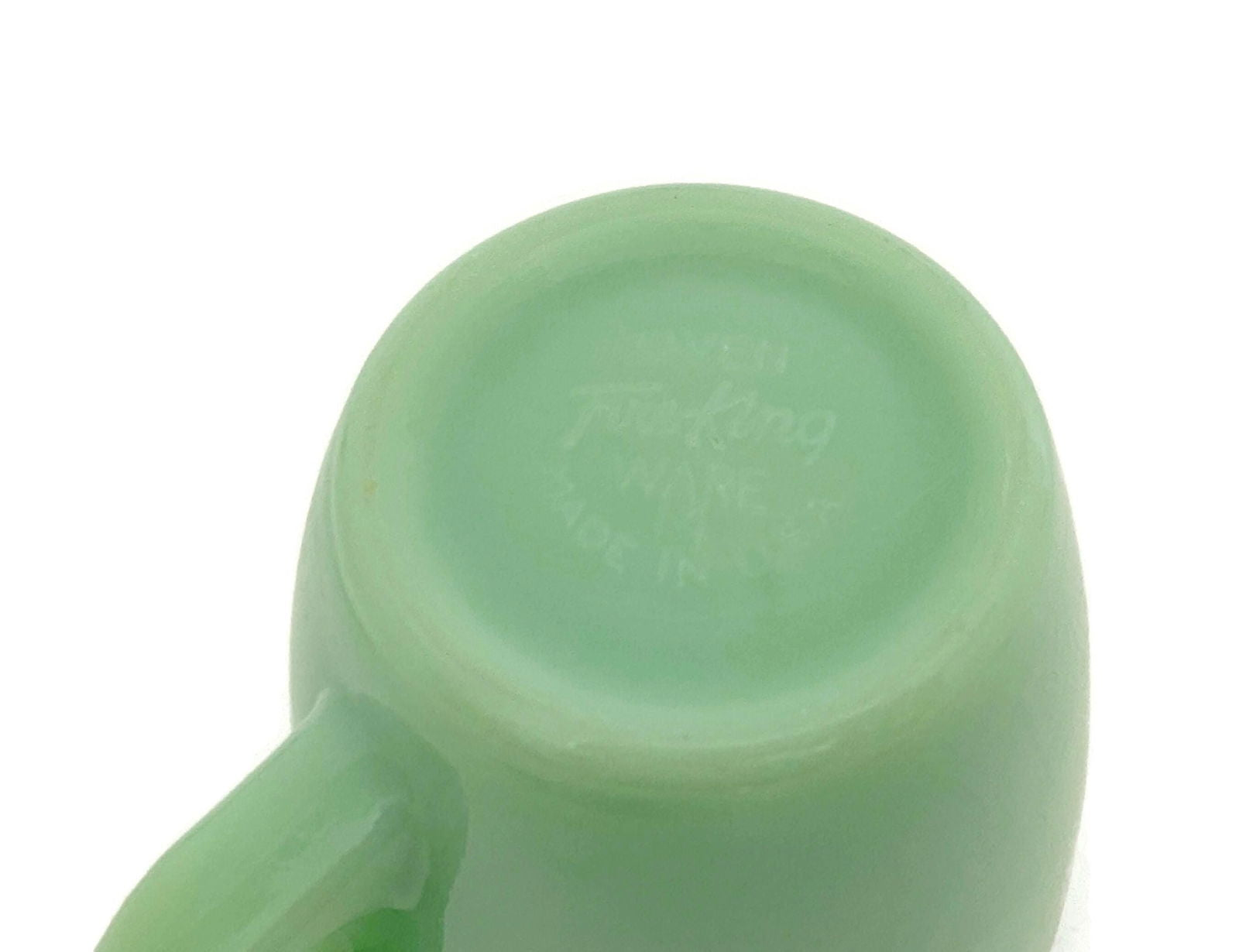 Vintage Fire King Jadeite Coffee Mug at Duckwells