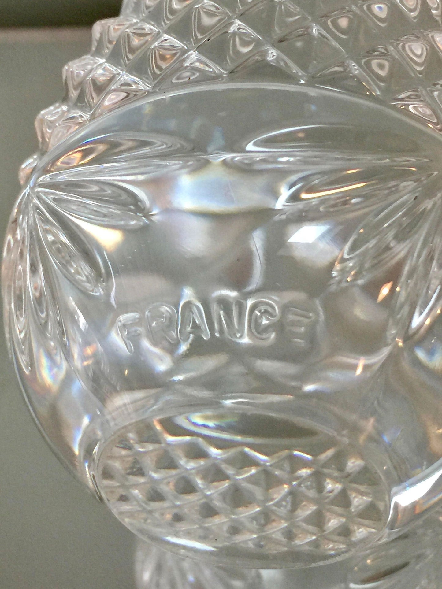 Vintage French Crystal Collectible Egg Paperweight at Duckwells