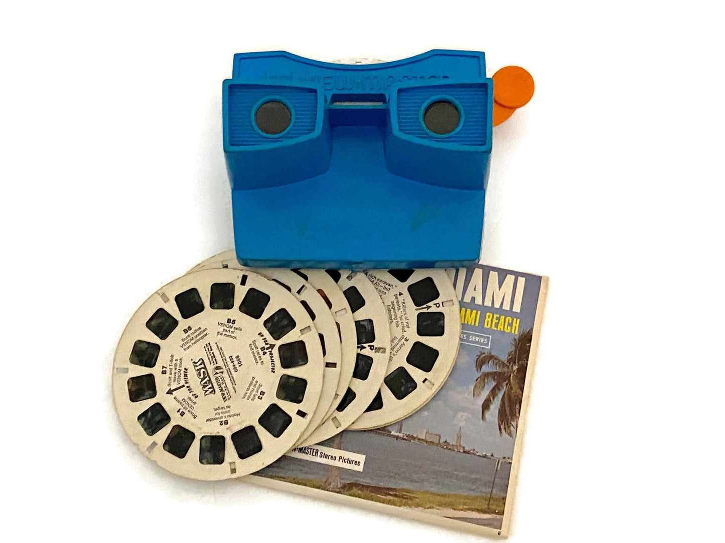 Vintage GAF Blue View Master with 10 Reels at Duckwells