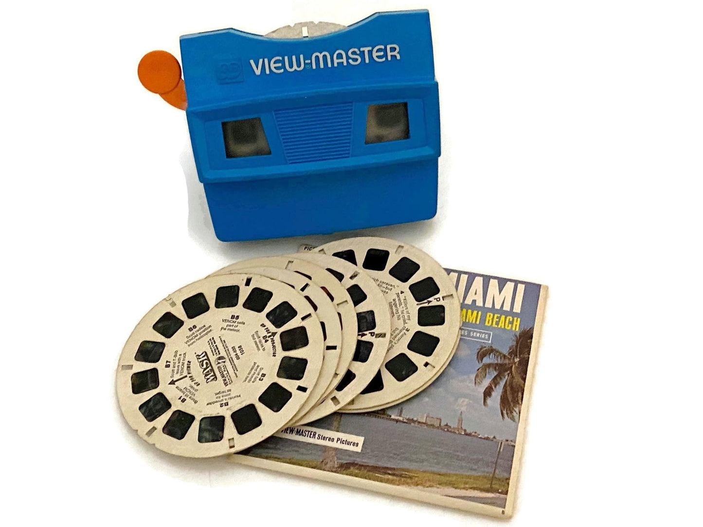 Vintage GAF Blue View Master with 10 Reels at Duckwells