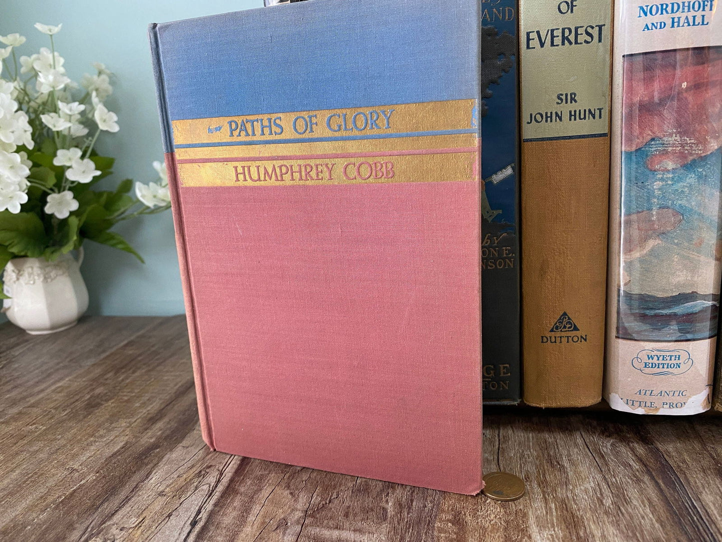Vintage Hardcover Book Paths to Glory by Humphrey Cobb 1935 First Edition - Duckwells