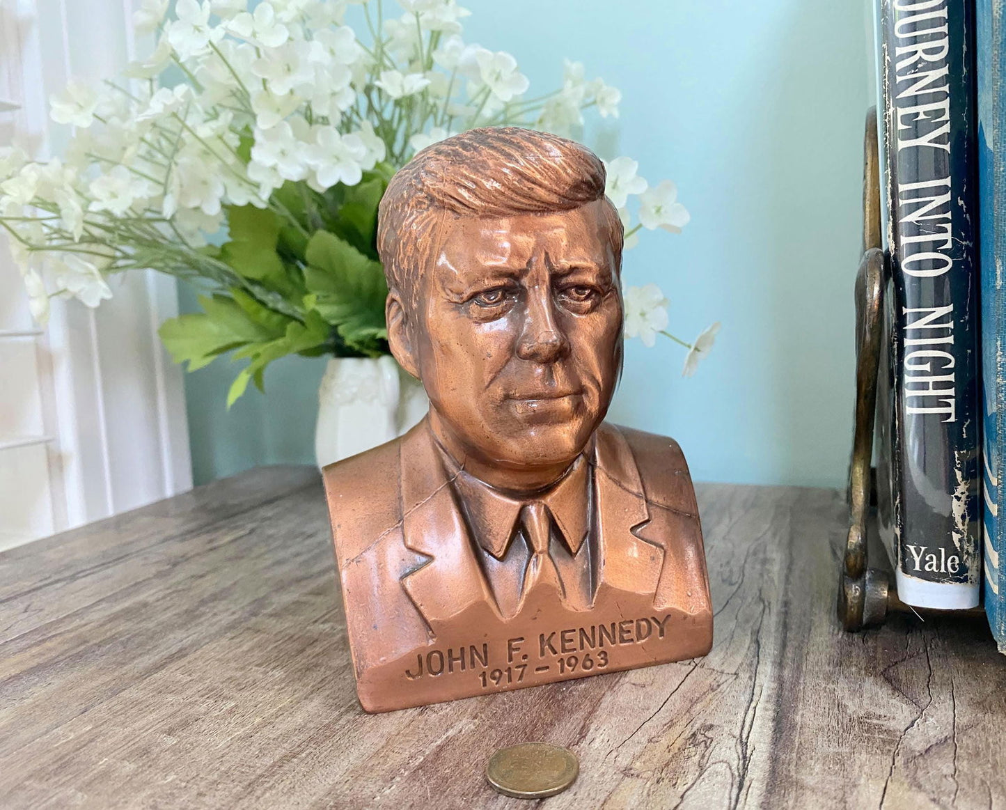 Vintage John F. Kennedy Coin Bank by Banthrico at Duckwells