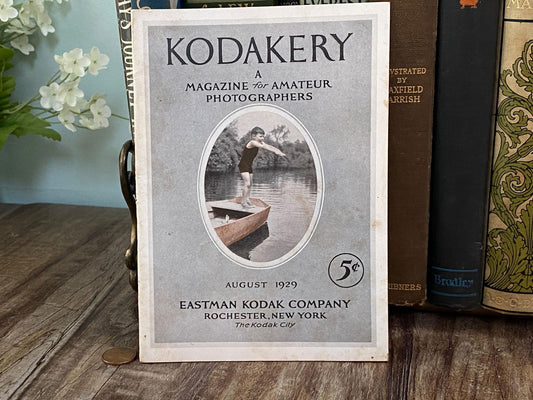 Vintage Kodakery Magazine for Amateur Photographers 1929 at Duckwells