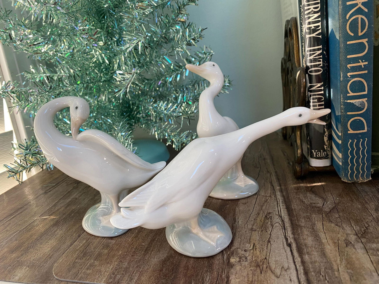 Vintage Lladro Duck Figurines Set of 3 Marked Daisa 1977 - Duckwells