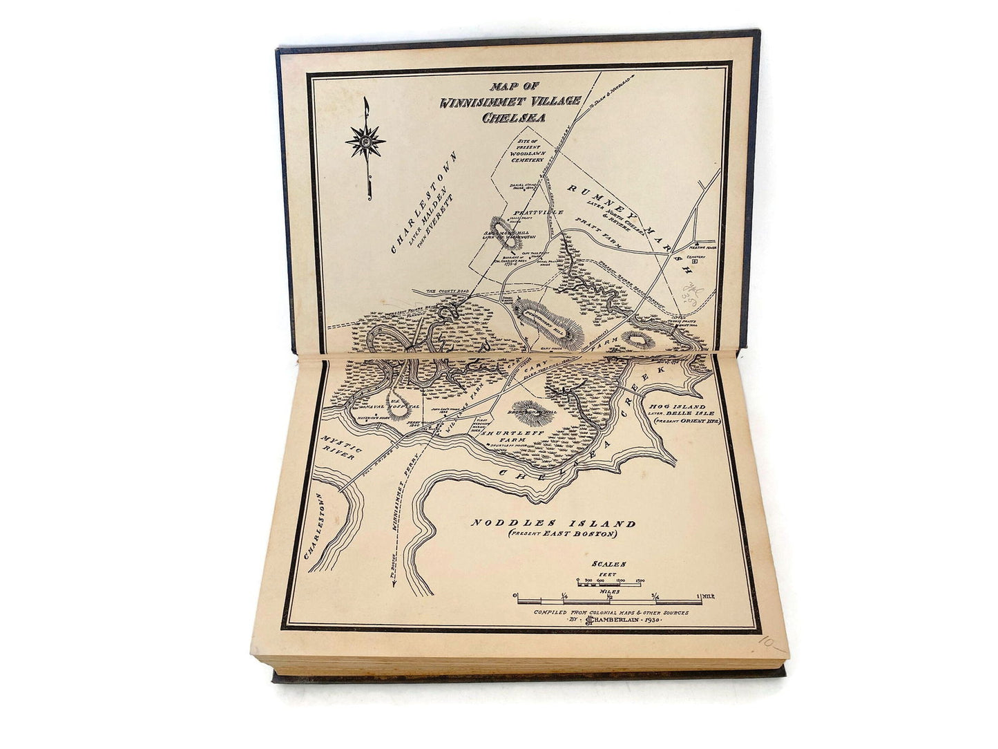 Vintage Massachusetts History Book Seven Generations A Story of Prattville and Chelsea - Duckwells