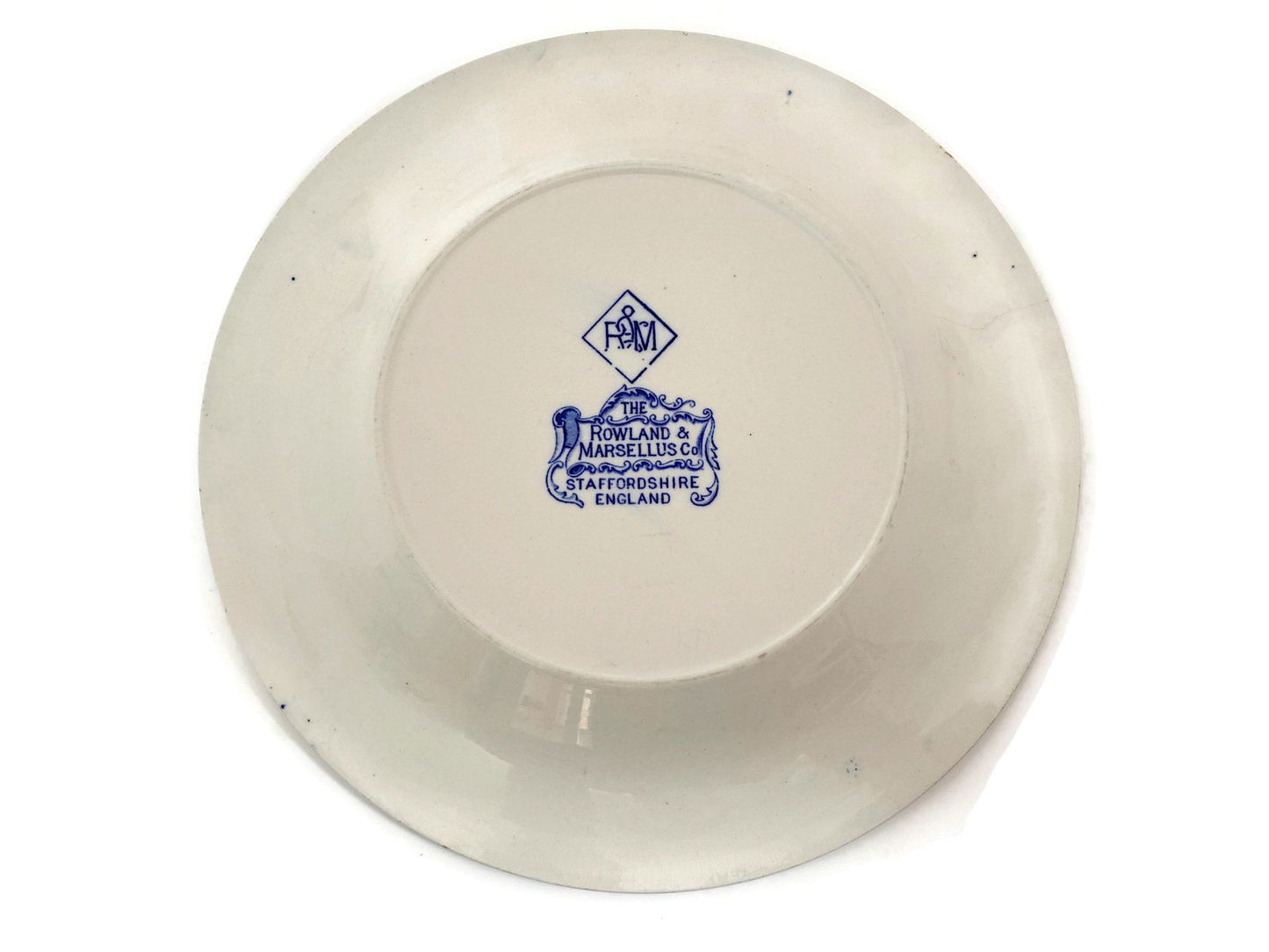 Vintage New York Historical Plate The Landing of Hendrick Hudson at Duckwells