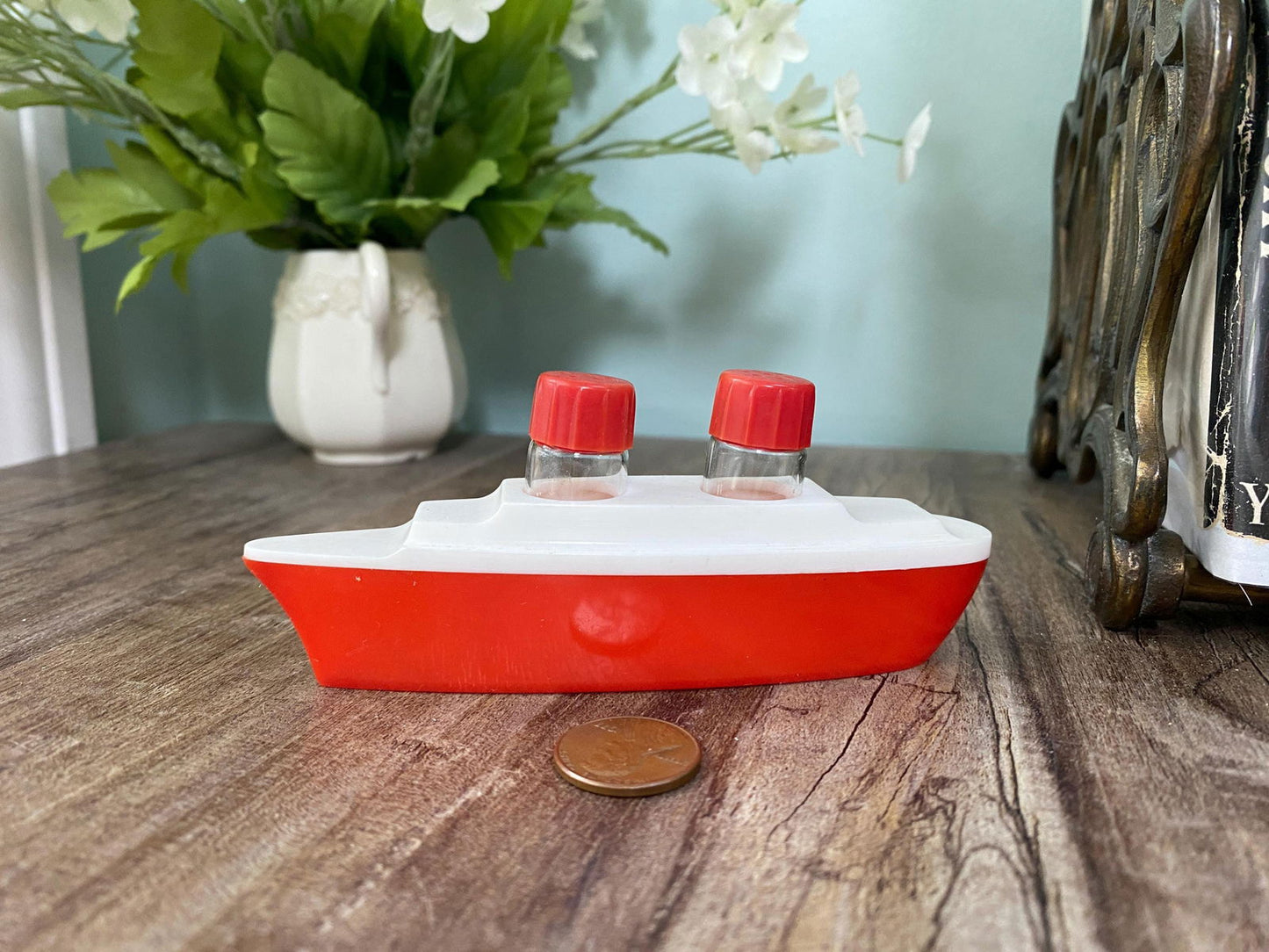 Vintage Ocean Liner Ship Salt and Pepper Shaker Set at Duckwells