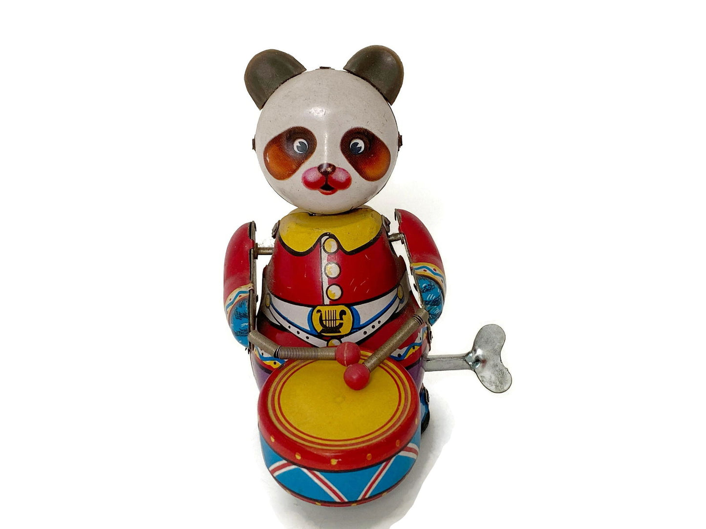 Vintage Panda Wind up Tin Litho Toy - Duckwells
