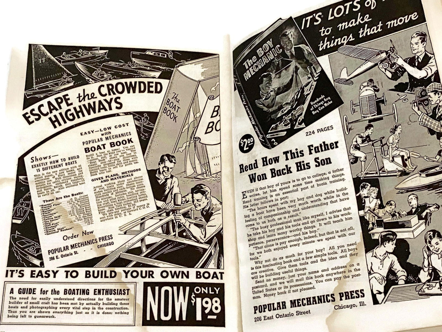 Vintage Popular Mechanics What to Make Softbound Book at Duckwells