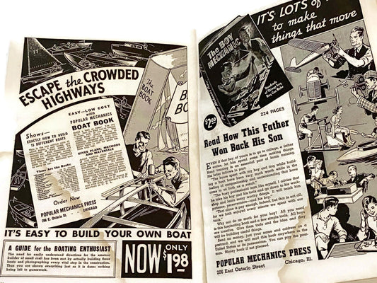 Vintage Popular Mechanics What to Make Softbound Book at Duckwells