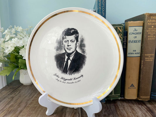 Vintage President John F. Kennedy Collectible Plate at Duckwells