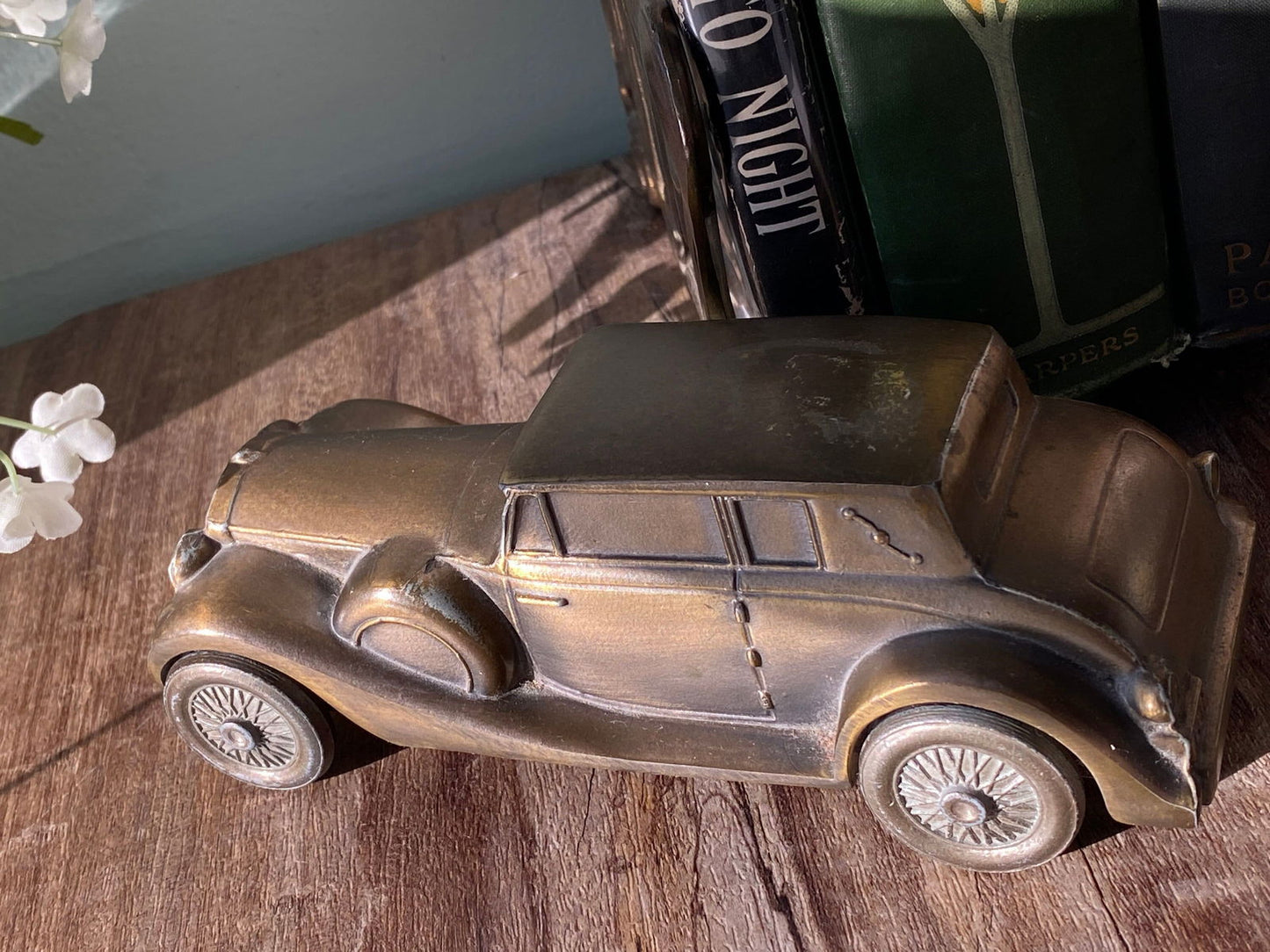 Vintage Rolls Royce Automobile Cast Metal Coin Bank at Duckwells