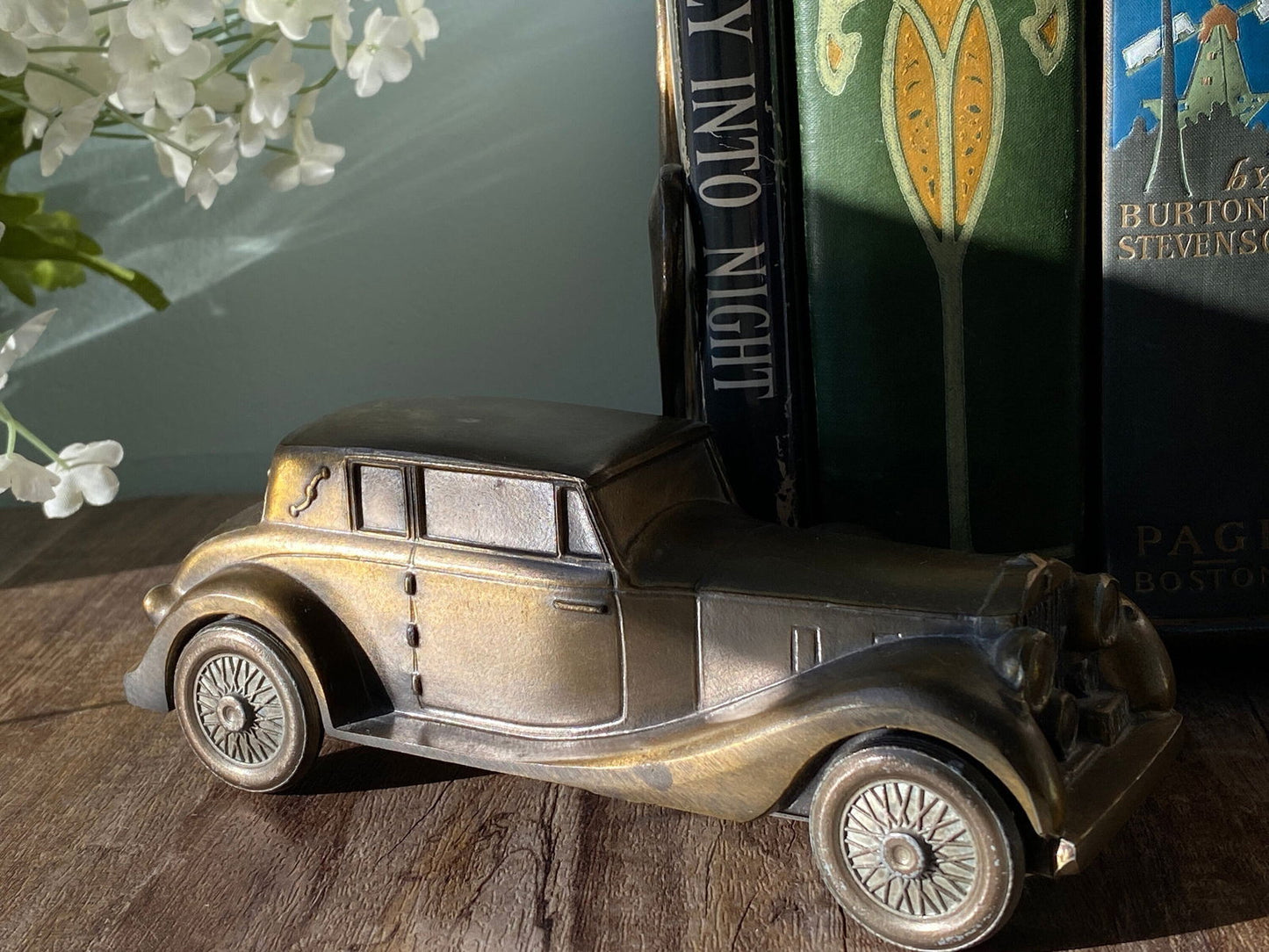 Vintage Rolls Royce Automobile Cast Metal Coin Bank at Duckwells