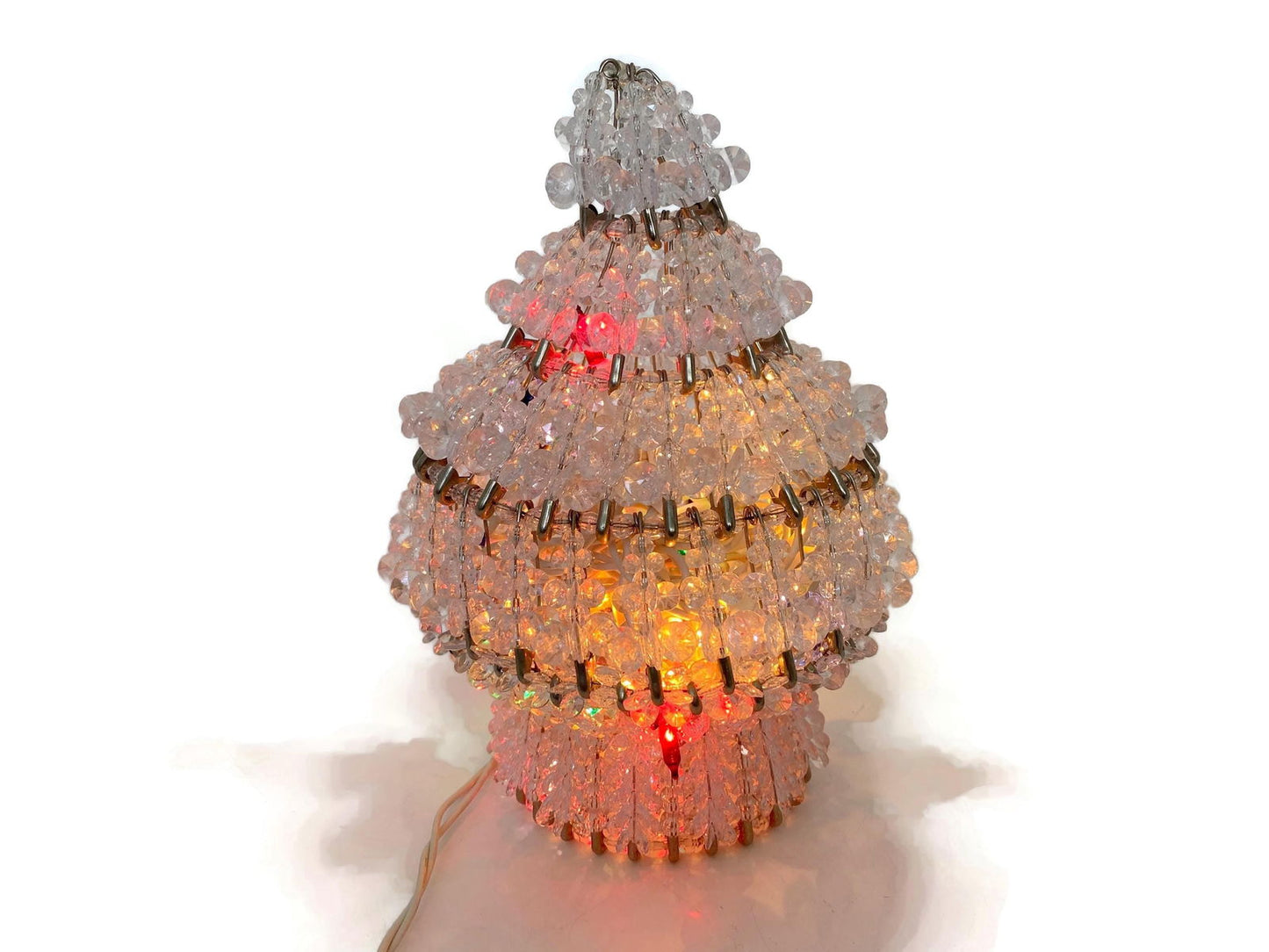 Vintage Safety Pin and Beads Christmas Tree Light at Duckwells
