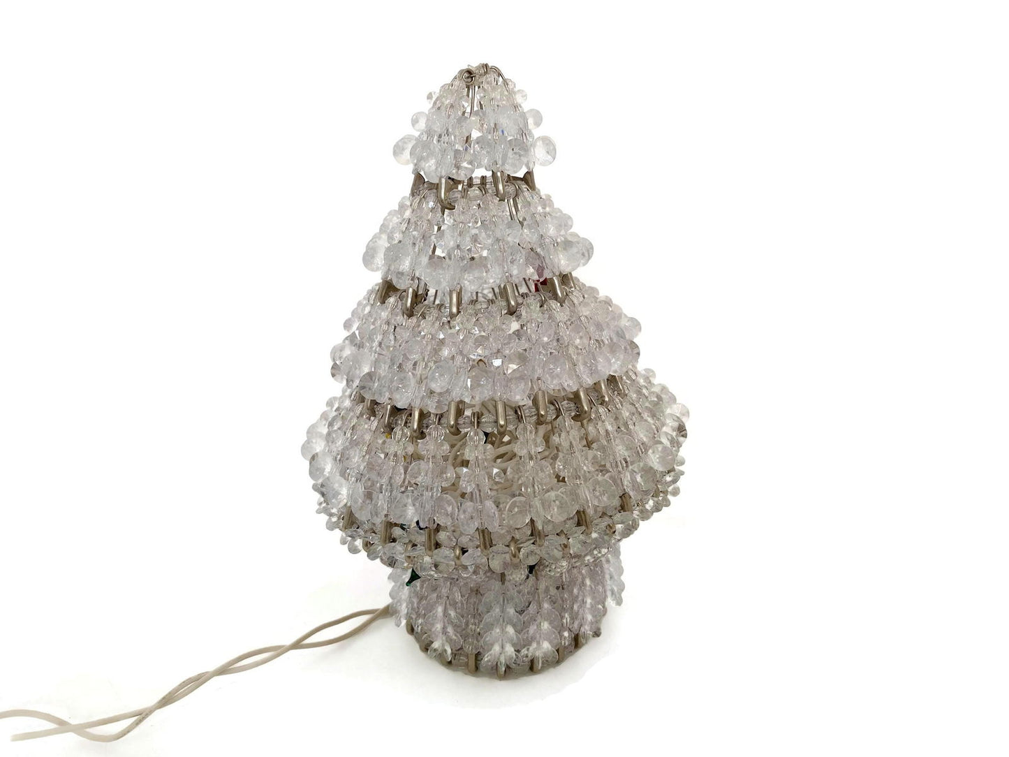 Vintage Safety Pin and Beads Christmas Tree Light at Duckwells