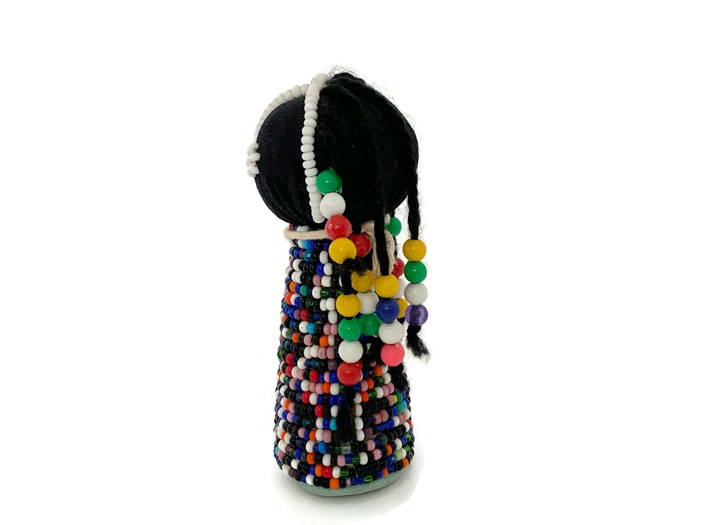 Vintage Sangoma Traditional South African Zulu Folk Art Doll at Duckwells