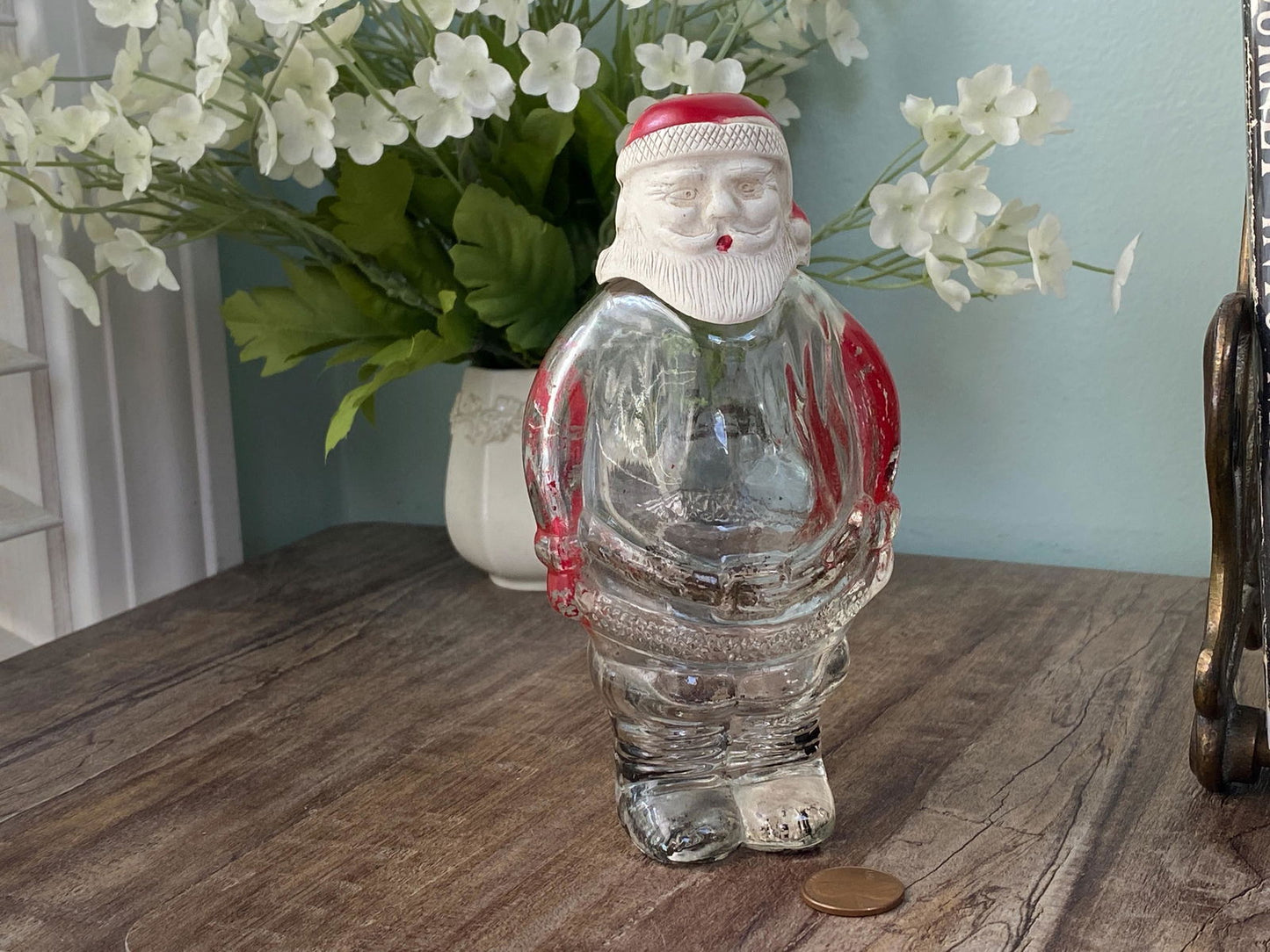 Vintage Santa Claus Candy Bottle by J.H. Millstein at Duckwells