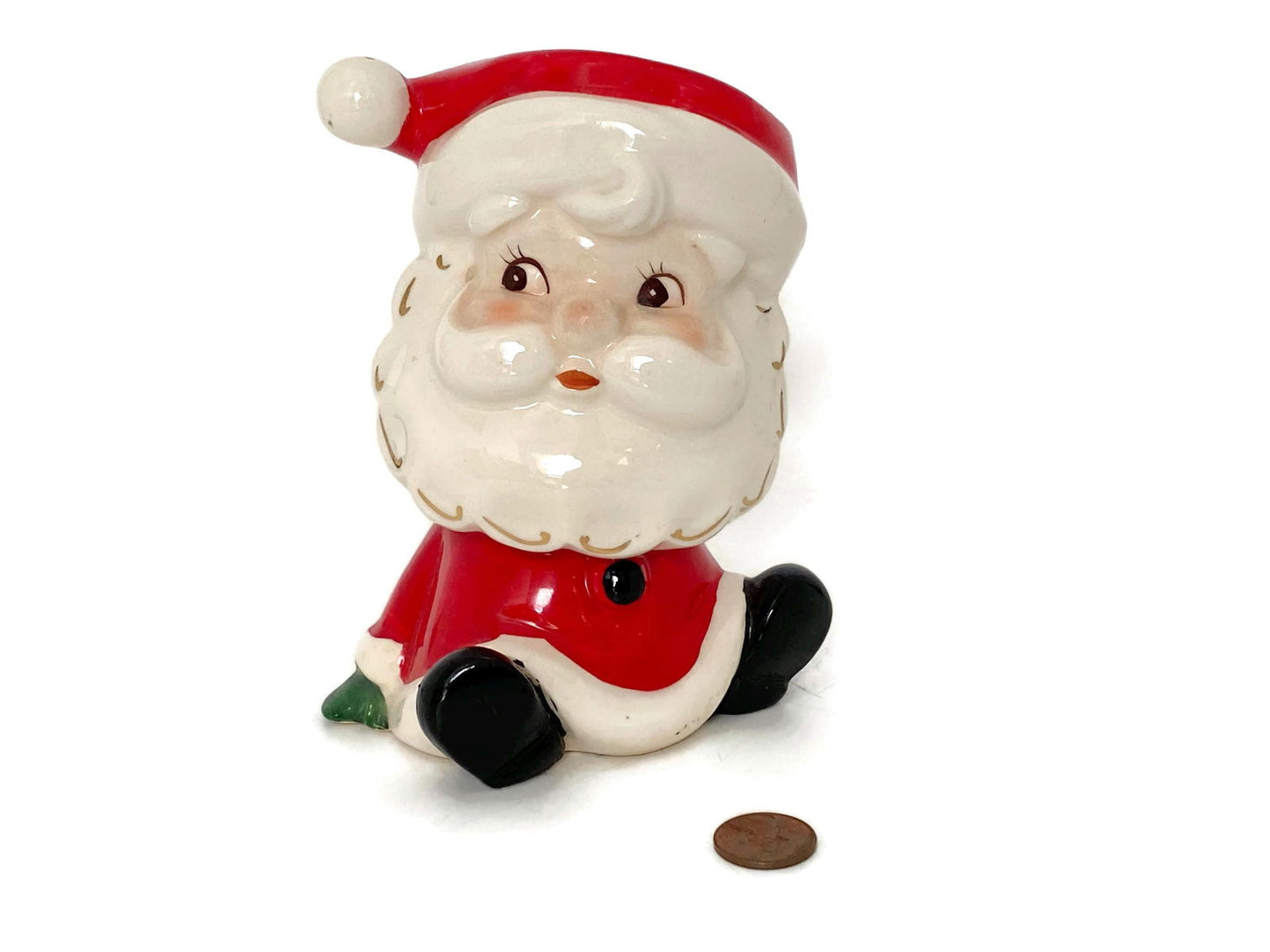 Vintage Santa Claus Ceramic Planter by Parma at Duckwells