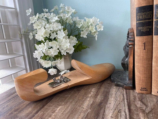 Vintage Shoe Stretcher - Haberdasher Wood Collectible at Duckwells
