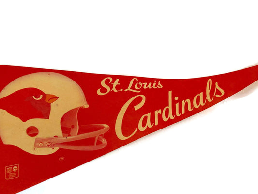 Vintage St. Louis Cardinals Football Pennant at Duckwells