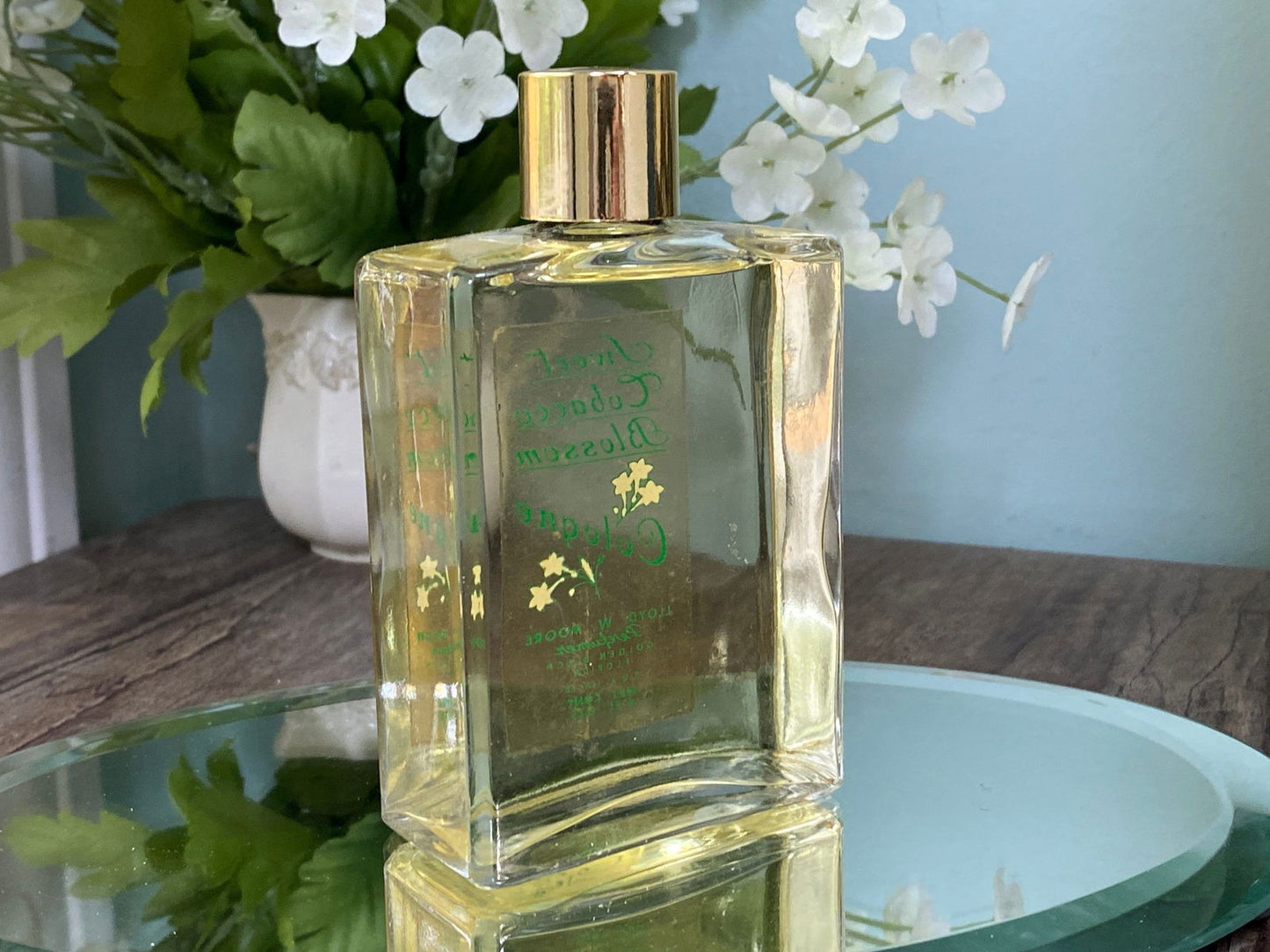 Vintage Sweet Tobacco Blossom Cologne by Lloyd W Moore Perfumers - Duckwells