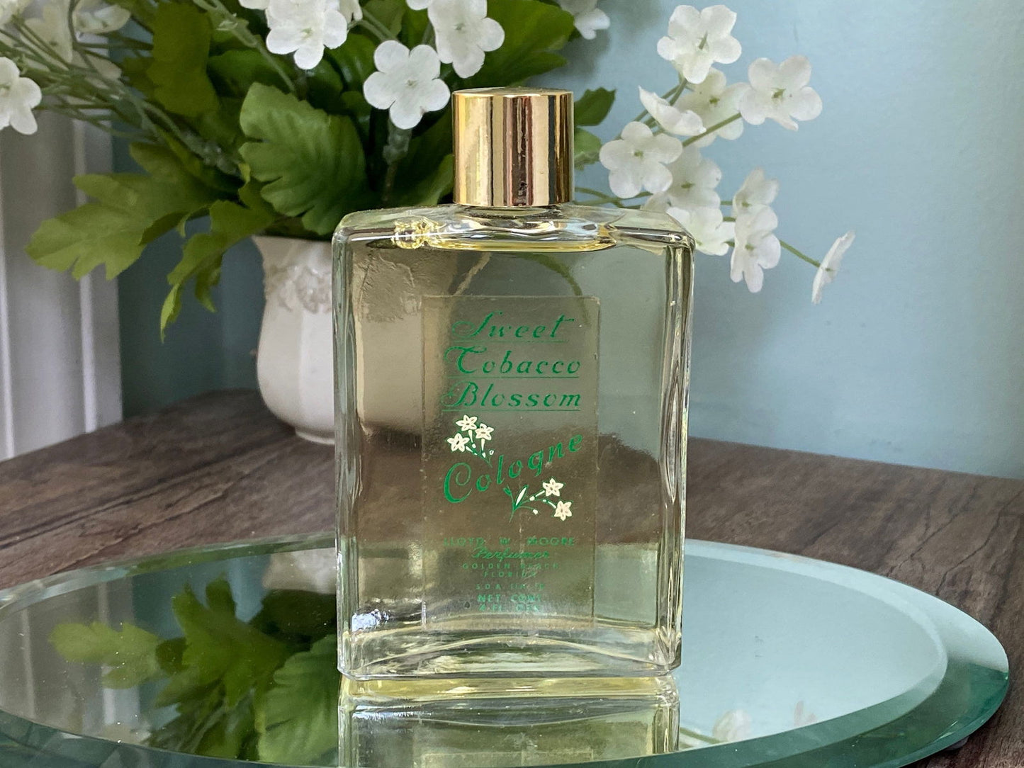 Vintage Sweet Tobacco Blossom Cologne by Lloyd W Moore Perfumers - Duckwells