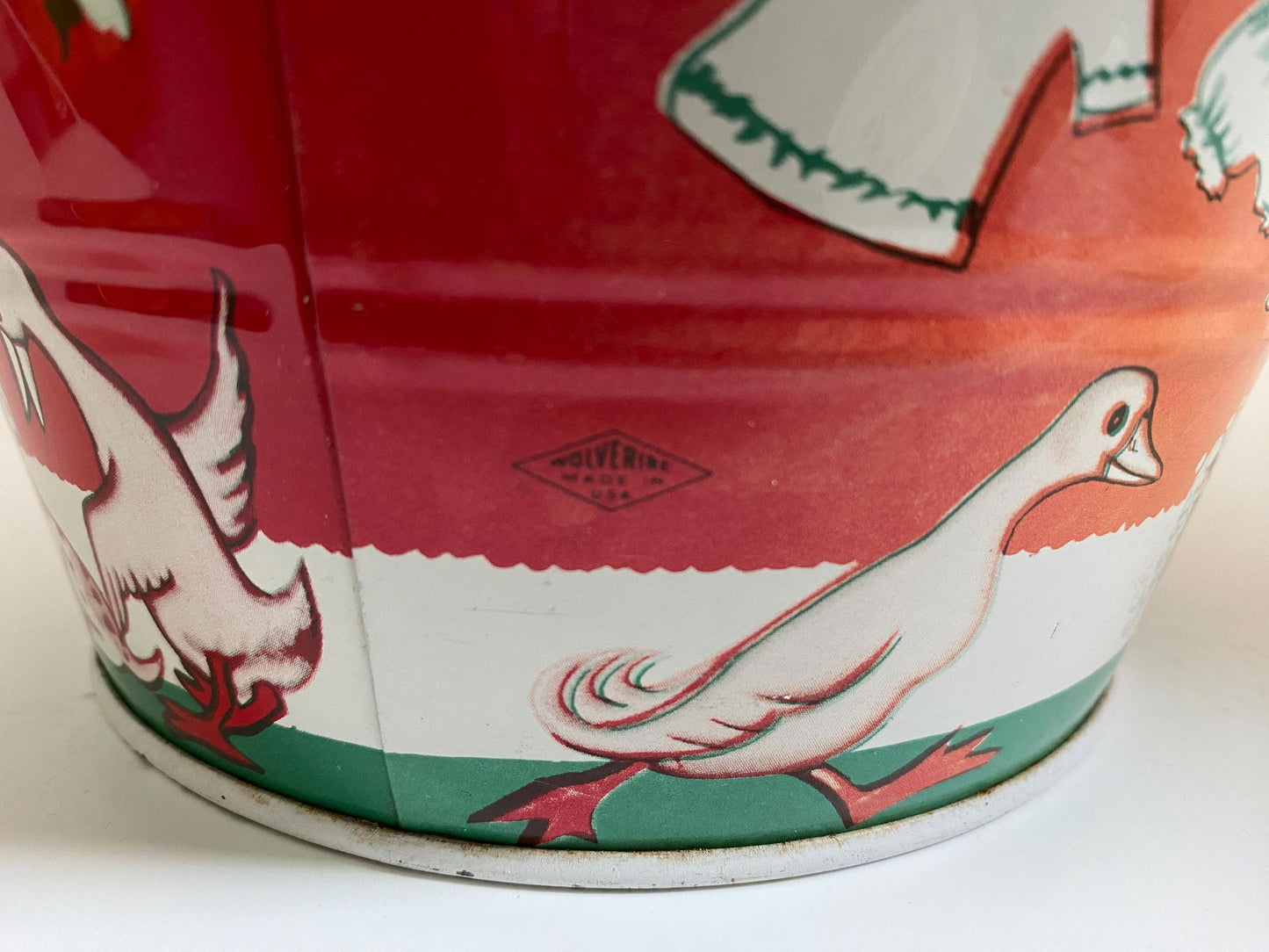 Vintage Tin Toy Wash Tub by Wolverine with Clothespins - Duckwells