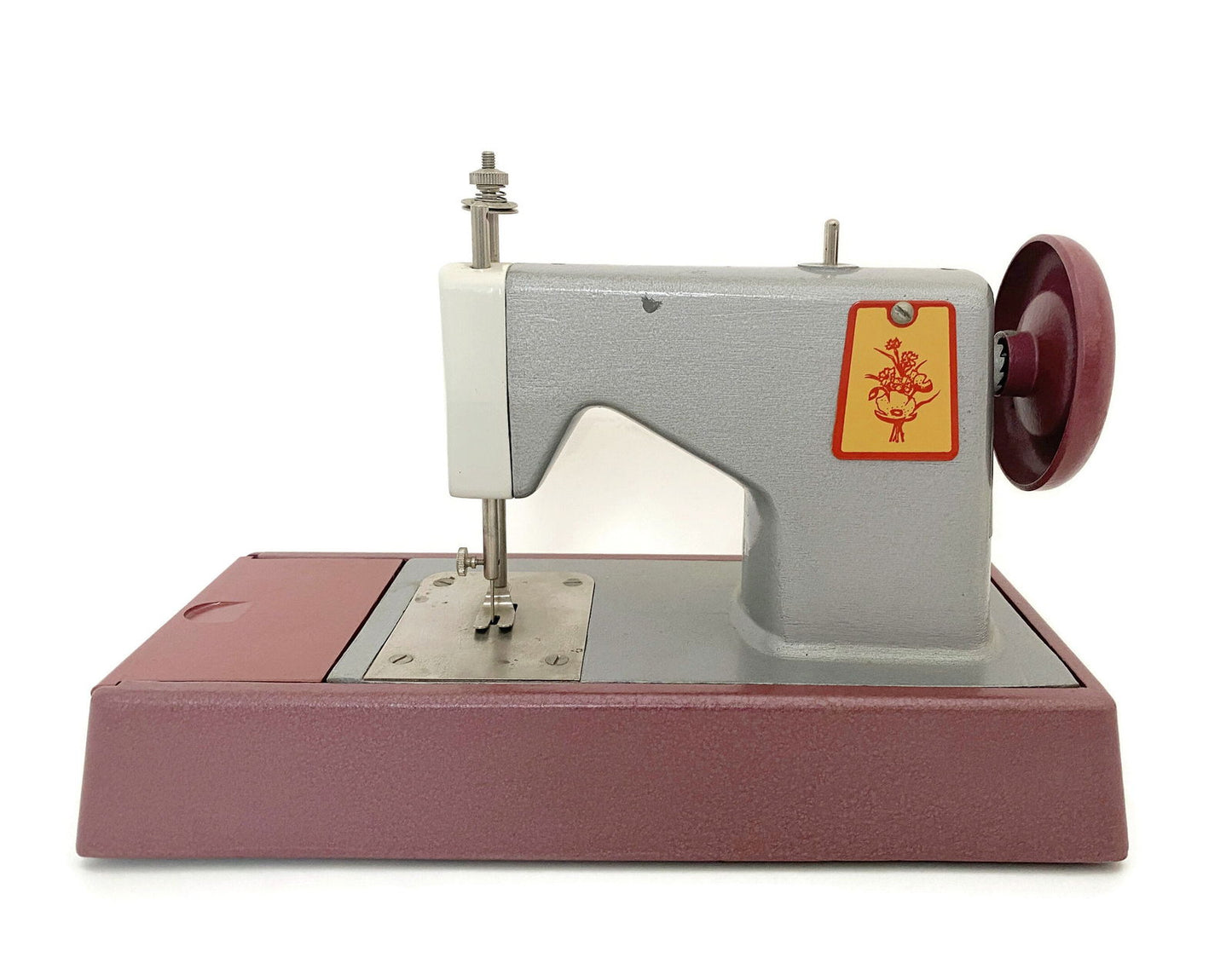 Vintage Toy Sewing Machine with Original Box and Instruction Sheet - Duckwells