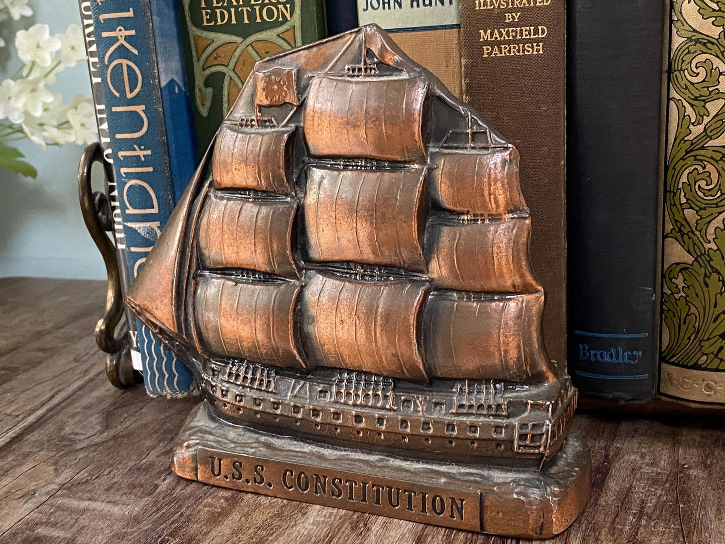 Vintage USS Constitution Coin Bank at Duckwells