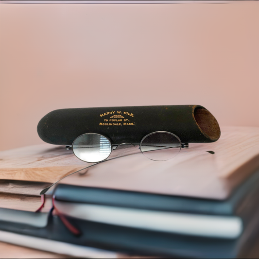 Antique Eyeglasses and Case Roslindale, Massachusetts at Duckwells