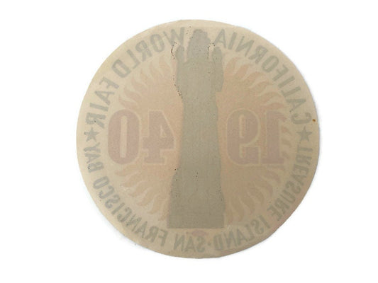 1940 San Francisco World's Fair California Luggage Souvenir at Duckwells