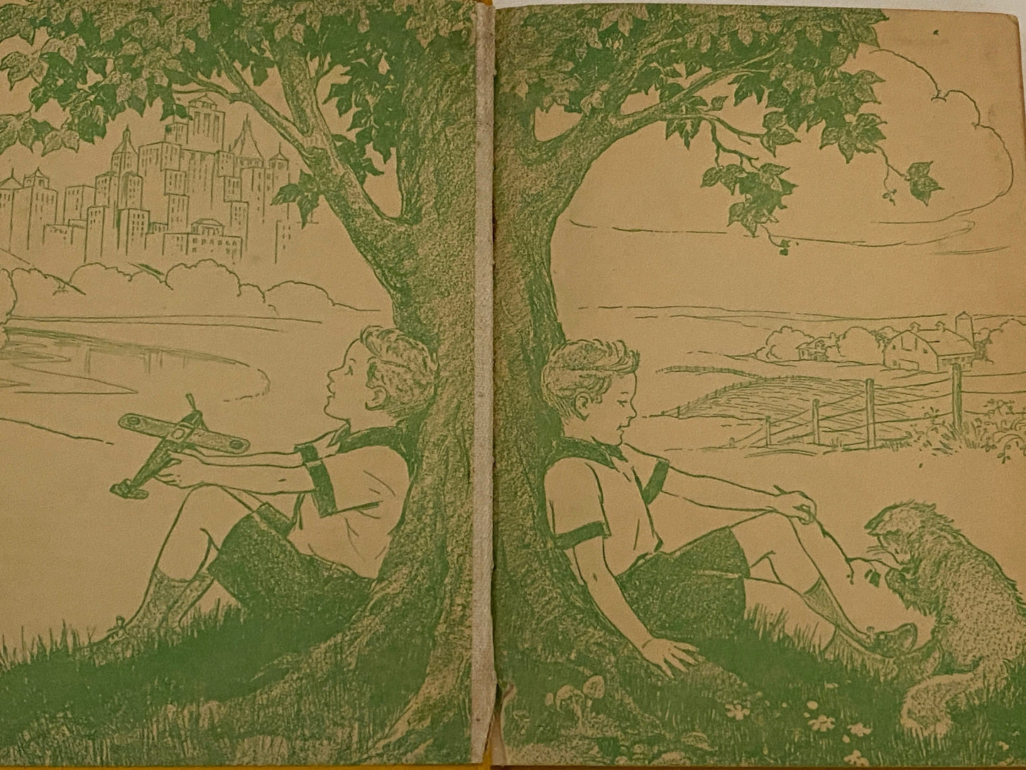 Vintage Children's Book Nick and Dick 1937 Edition