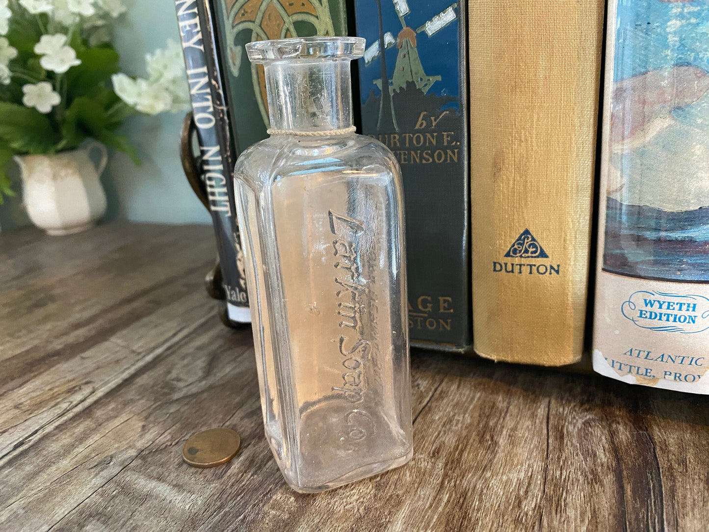 Antique Balm Bottle by Larkin Co, Buffalo, New York