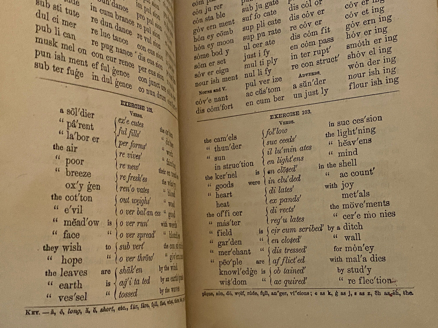 Antique Book Willson's Larger Speller Lessons in Spelling 1864 at Duckwells