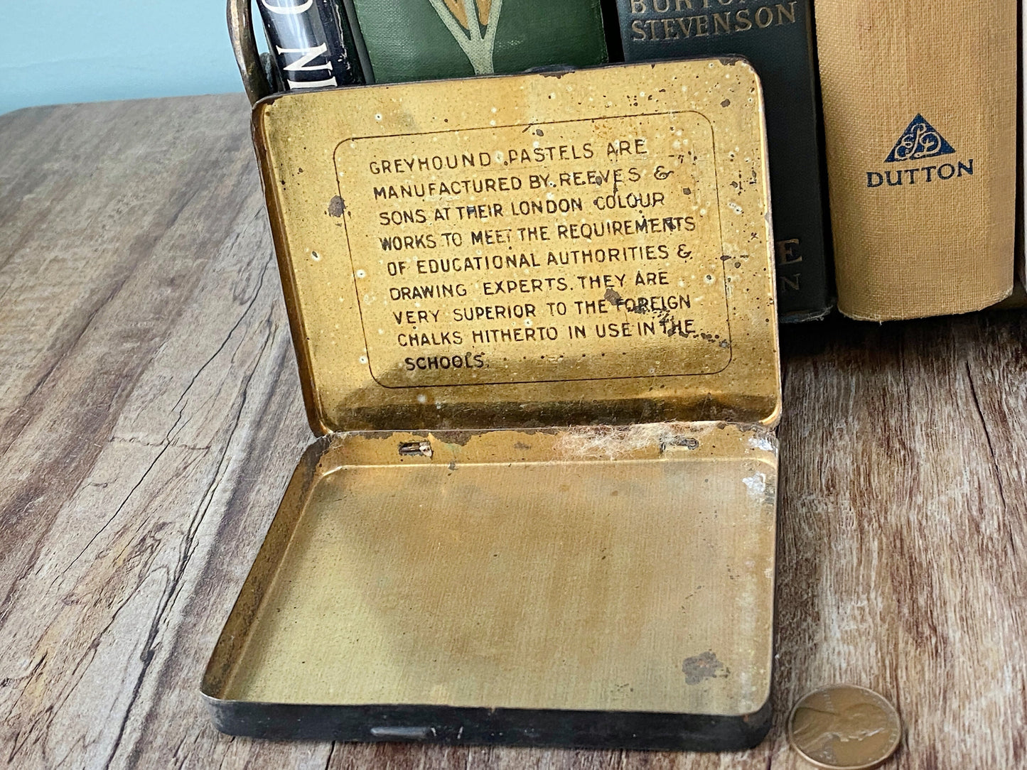 Vintage Reeves' Greyhound Pastels English Collectible