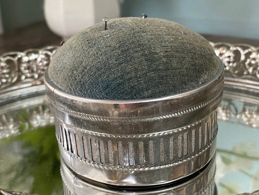 Vintage Metal Pincushion at Duckwells