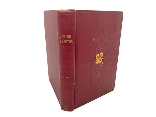 Antique 1898 Book, Sartor Resartus by Thomas Carlyle at Duckwells
