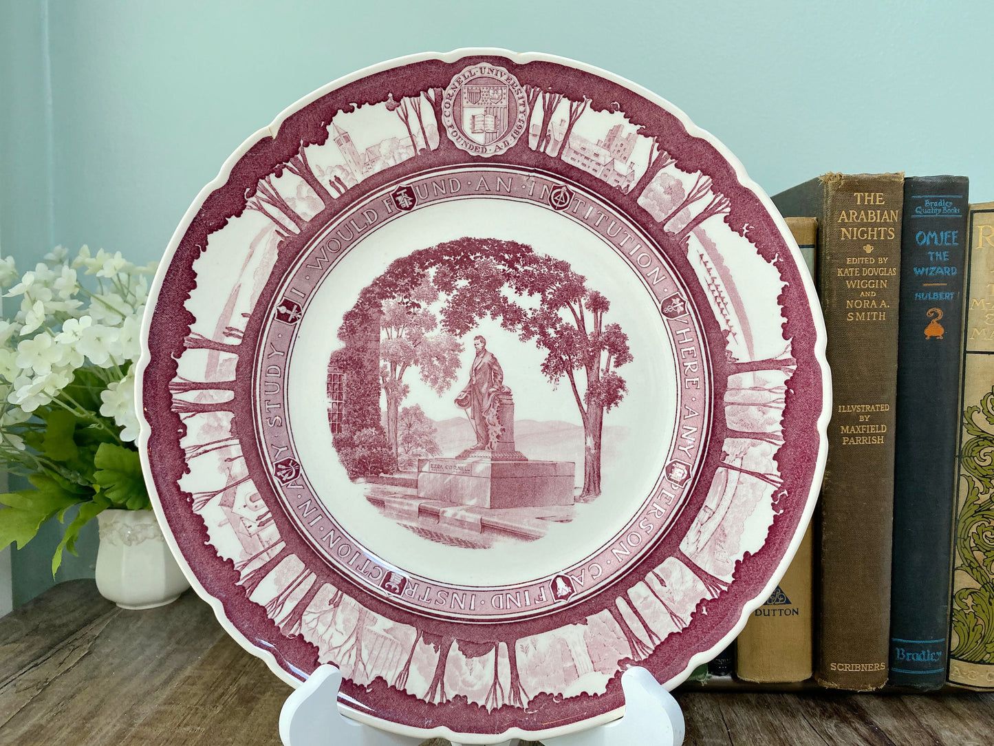Vintage Cornell University Wedgwood Plate