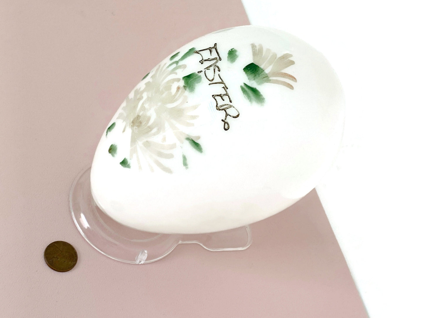 Antique Victorian Era Glass Easter Egg at Duckwells