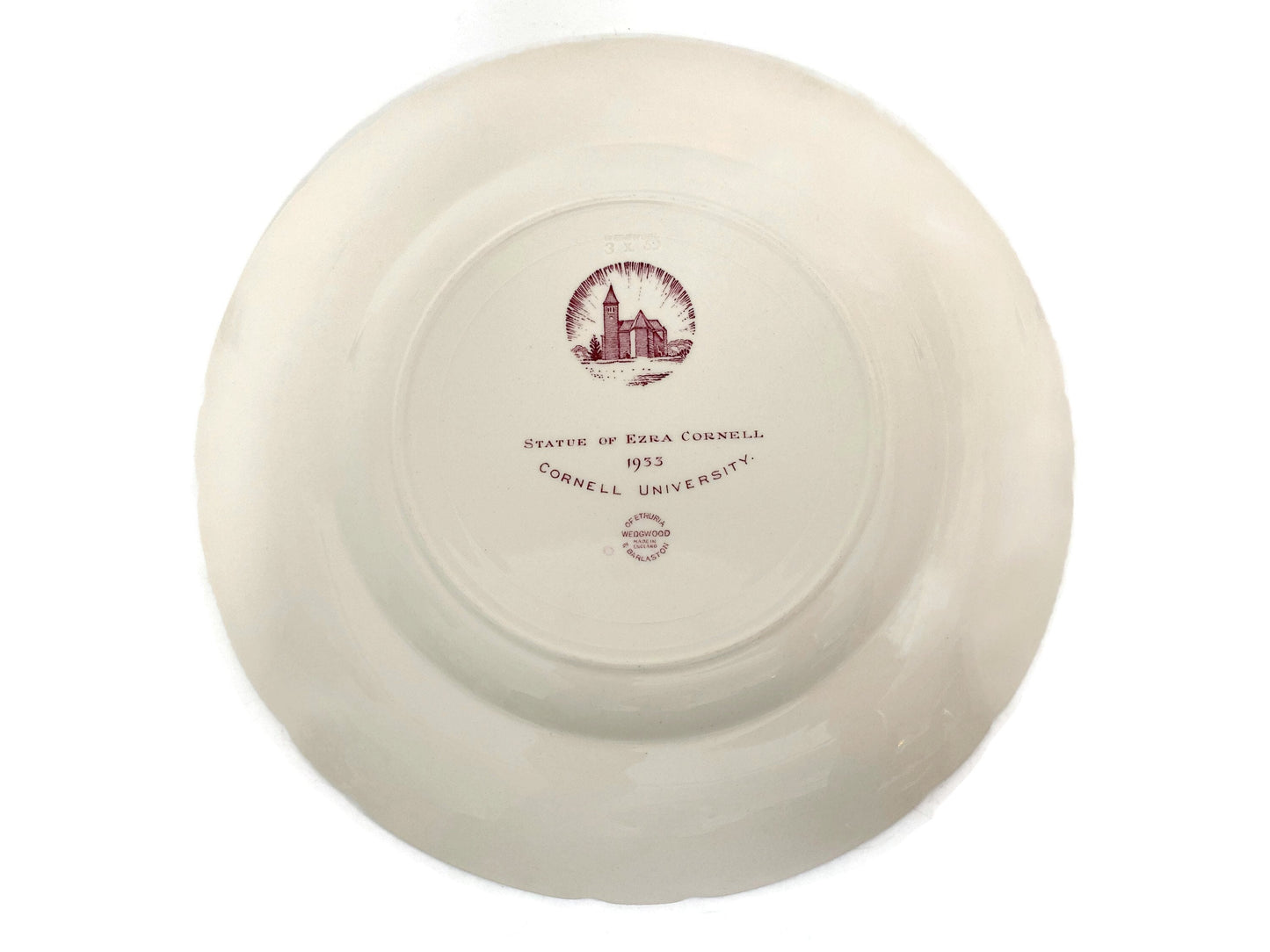 Vintage Cornell University Wedgwood Plate