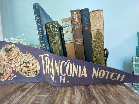 Vintage Franconia Notch, New Hampshire Pennant at Duckwells